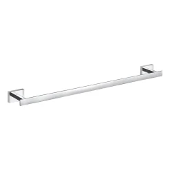 Aqualux York Single Towel Bar Chrome 66 X 6 X 14.5cm