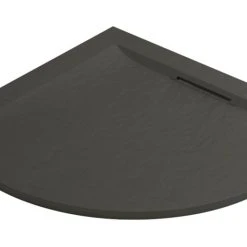 Mira Flight Level Quadrant Shower Tray Slate Grey 800 X 800 X 25mm