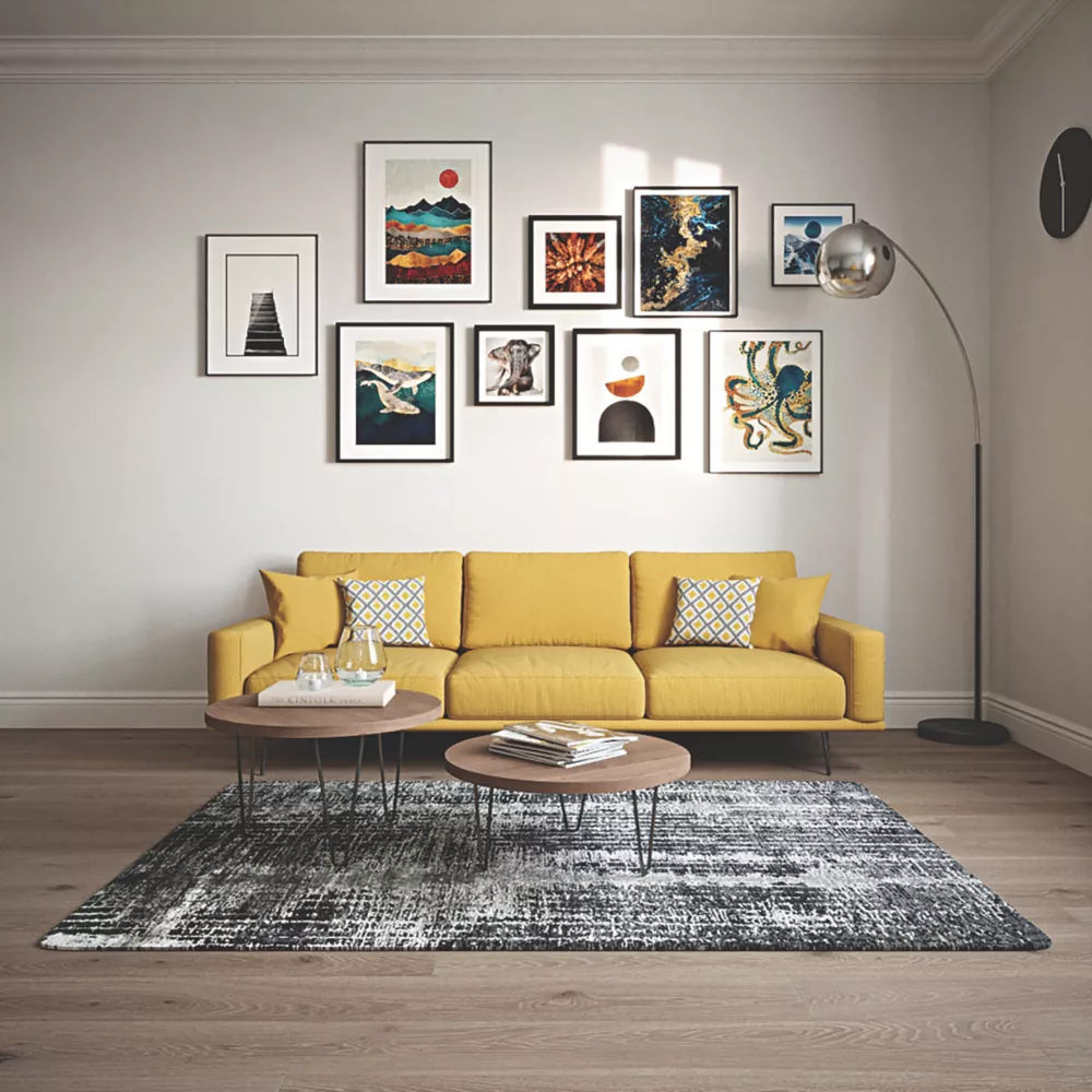 Rothley 2-Pin Hairpin Worktop Leg Gun Metal 350mm - Image 2