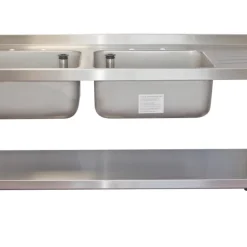 Franke Midi 2 Bowl Stainless Steel Catering Sink 1800 X 650mm