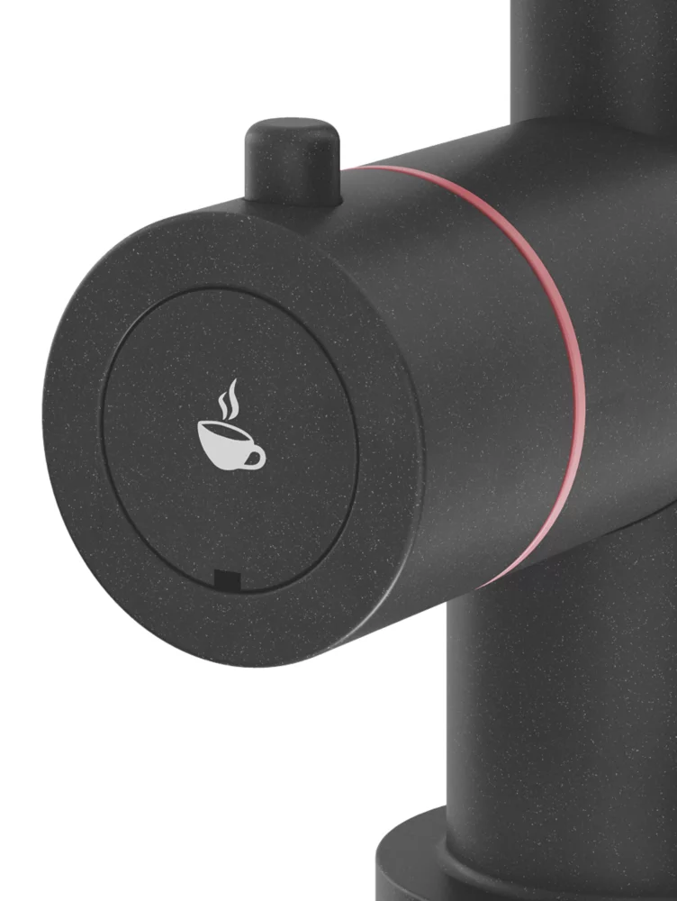 Swirl Water Boiler Tap Matt Black - Image 2