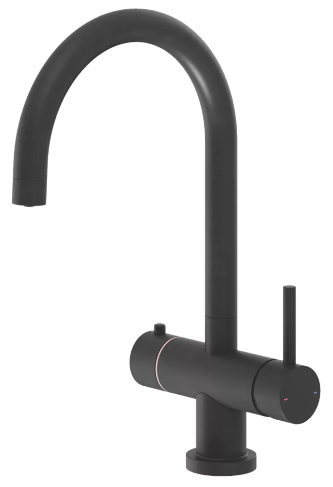 Swirl Water Boiler Tap Matt Black