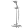 Aqualisa Sierra Cool Touch Rear-Fed Exposed Chrome Thermostatic Bar Diverter Mixer Shower