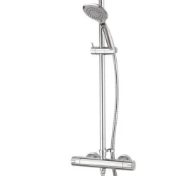 Aqualisa Sierra Cool Touch Rear-Fed Exposed Chrome Thermostatic Bar Diverter Mixer Shower