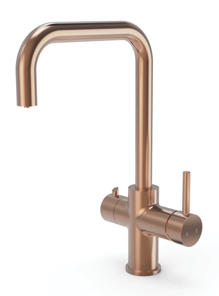 ETAL Single Lever 3-in-1 Hot Water Kitchen Tap Copper