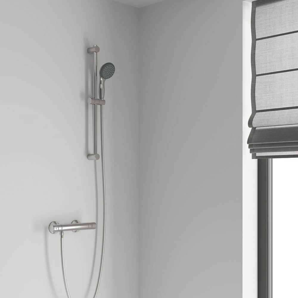 Grohe Precision Start HP Rear-Fed Exposed Chrome Thermostatic Shower Mixer - Image 2