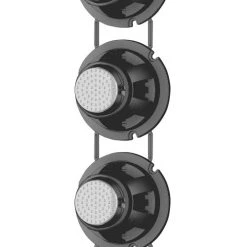 Bemis Adjustable Shower Tray Feet Black / Grey 4 Pack
