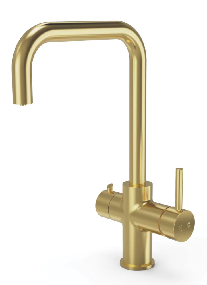 ETAL 4-in-1 Instant Hot Water Kitchen Tap Brushed Brass