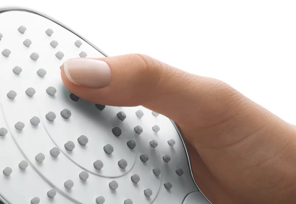 Hansgrohe Croma Select S EcoSmart Shower Handset White/Chrome 108 X 183mm - Image 3