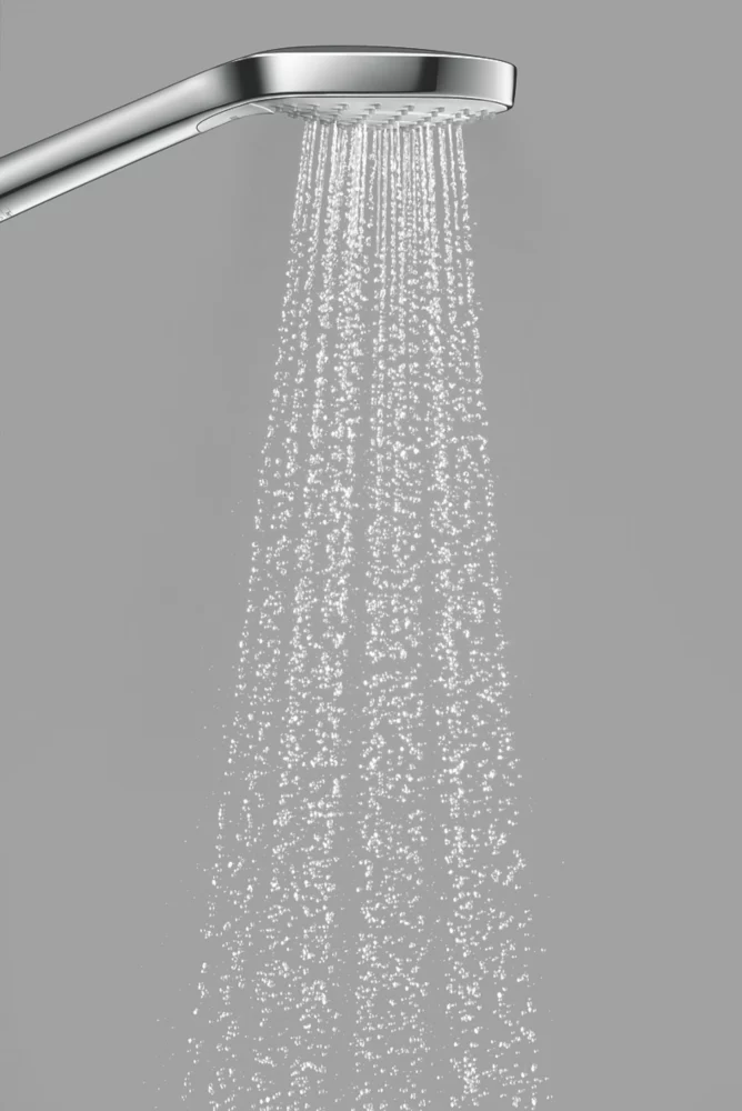 Hansgrohe Croma Select S EcoSmart Shower Handset White/Chrome 108 X 183mm - Image 6