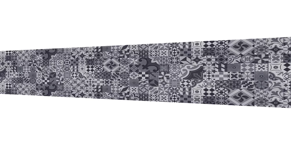 Splashwall Grey / White / Black Alloy Splashback 2440 X 600 X 4mm