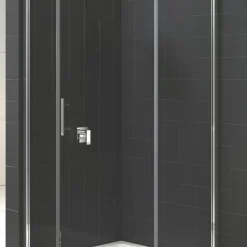 Triton Fast Fix Framed Quadrant 1-Door Shower Enclosure Non-Handed Chrome 900 X 900 X 1900mm