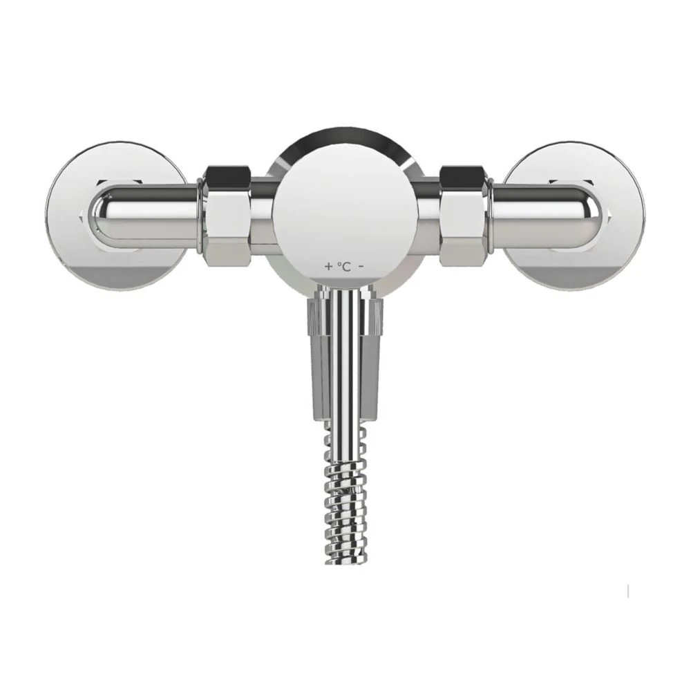 Gainsborough Manual Rear-Fed Exposed Chrome Mixer - Image 2