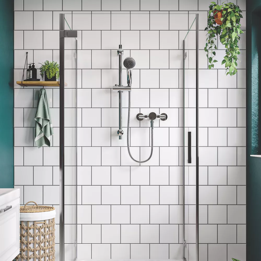 Gainsborough Manual Rear-Fed Exposed Chrome Mixer - Image 4