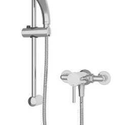 Gainsborough Manual Rear-Fed Exposed Chrome Mixer