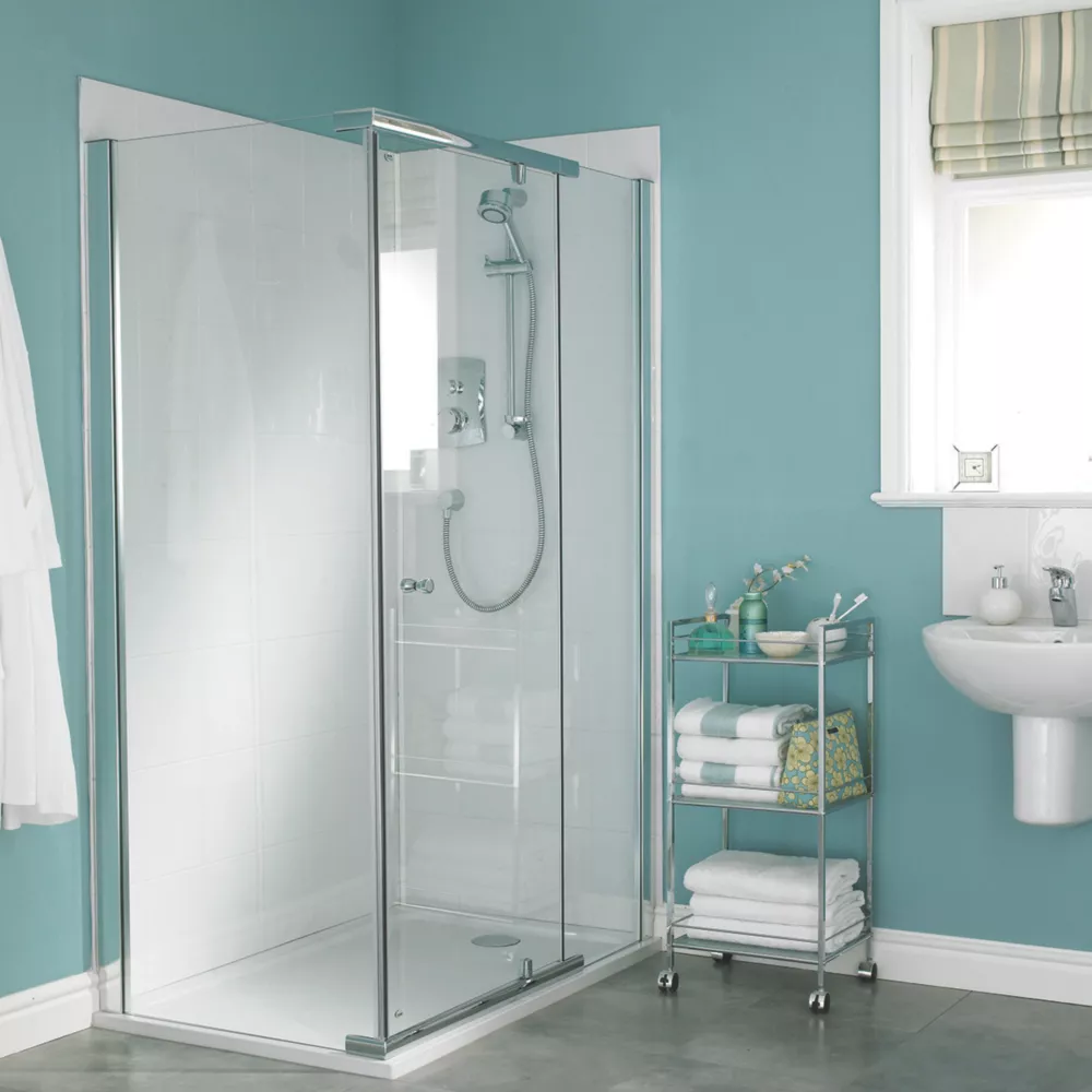 Mira Flight Shower Wall Panel White 875 X 2010 X 6mm - Image 2