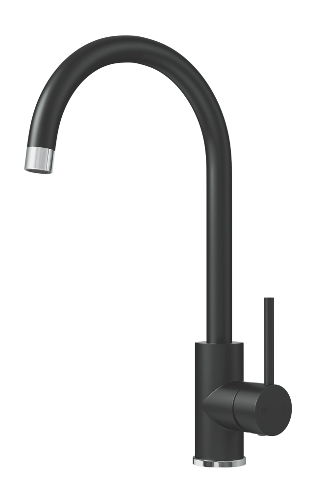 ETAL Sorrento Single Lever Kitchen Mixer Tap Matt Black