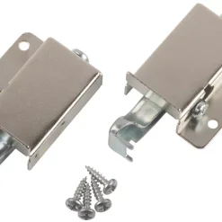 Suki Cabinet Suspension Hangers Silver 15 X 64 X 39mm 2 Pack