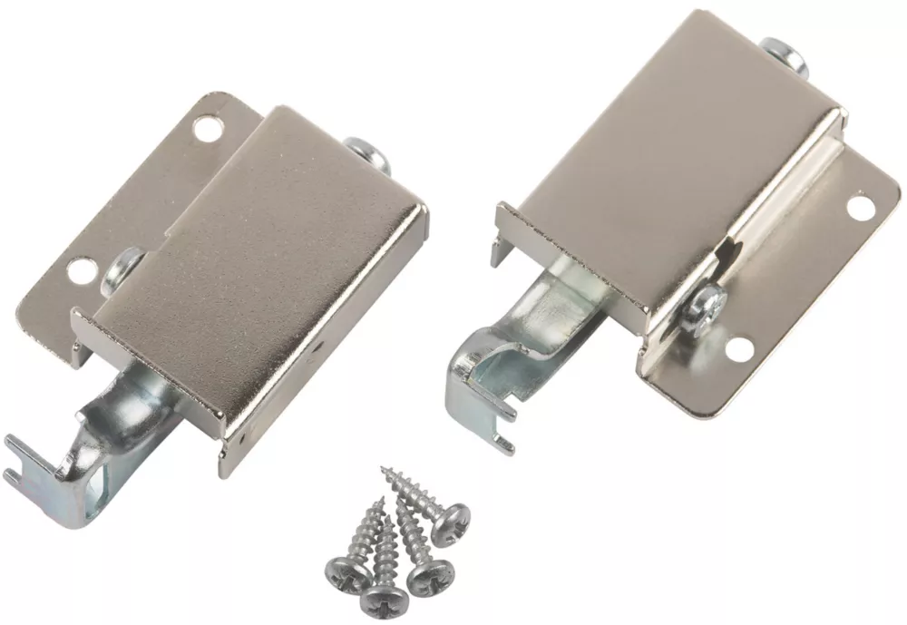 Suki Cabinet Suspension Hangers Silver 15 X 64 X 39mm 2 Pack