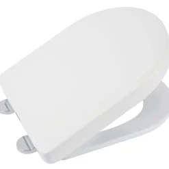 Croydex Eyre Soft-Close With Quick-Release Toilet Seat Thermoset Plastic White
