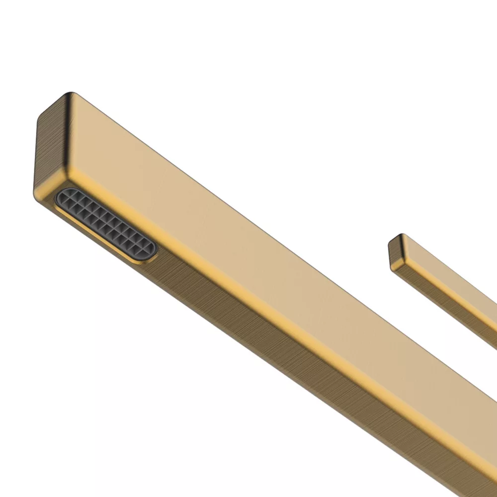 Clearwater Taku Monobloc Mixer Tap Brushed Brass PVD - Image 2