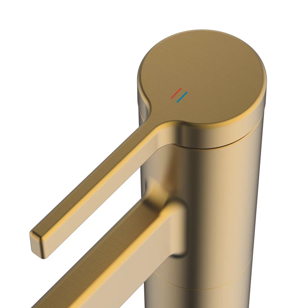 Clearwater Taku Monobloc Mixer Tap Brushed Brass PVD - Image 3