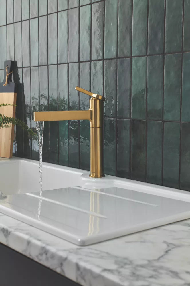 Clearwater Taku Monobloc Mixer Tap Brushed Brass PVD - Image 4