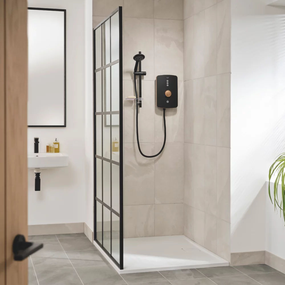 Triton Amala Black With Copper Accents 9.5kW Electric Shower - Image 5