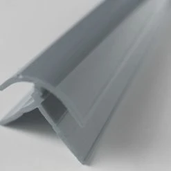 Splashwall External Corner Light Grey 2440 X 4mm