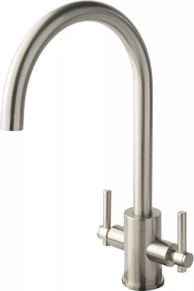 Clearwater Rococo Monobloc Mixer Tap Brushed Nickel PVD