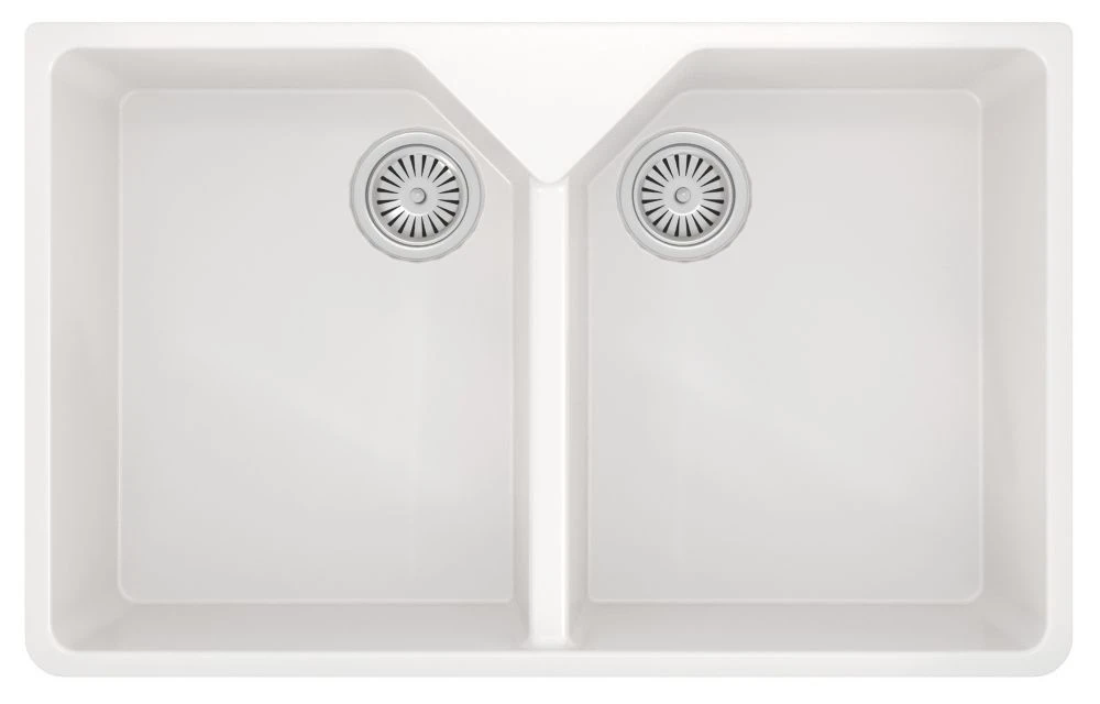 ETAL Comite 2 Bowl Granite Composite Belfast Kitchen Sink 800 X 500 X 216mm - Image 2