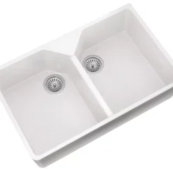 ETAL Comite 2 Bowl Granite Composite Belfast Kitchen Sink 800 X 500 X 216mm