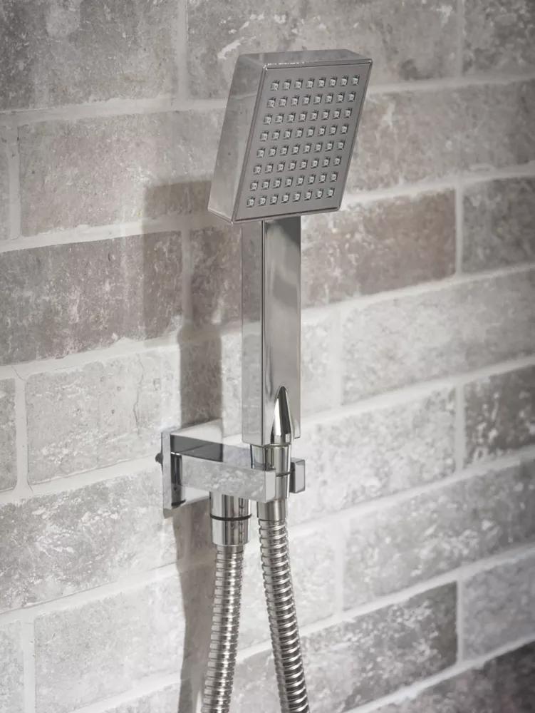 Triton H2ome HP/Combi Ceiling & Rear Fed Dual Outlet Chrome / Black Thermostatic Digital Shower - Image 7