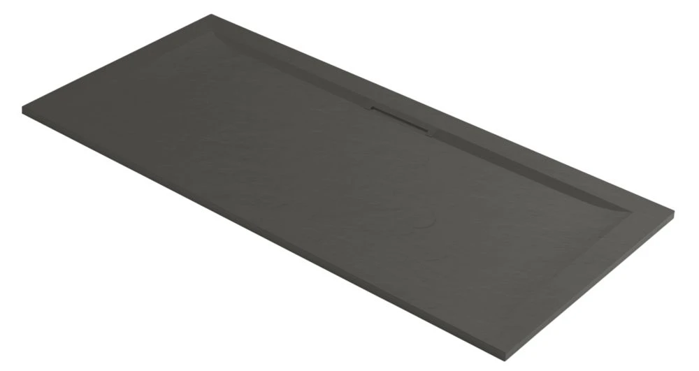 Mira Flight Level Rectangular Shower Tray Slate Grey 1500 X 800 X 25mm