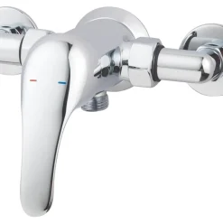 Swirl Exposed Shower Valve Fixed Chrome