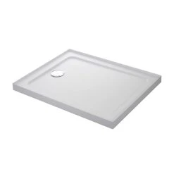 Mira Flight Safe Rectangular Shower Tray With Upstands White 1200 X 800 X 40mm