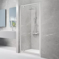 Triton Neo Eight Framed Quadrant Pivot Shower Door Chrome 800 X 1900mm