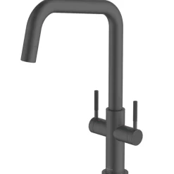 Clearwater Topaz U-Spout Monobloc Mixer Tap Matt Black