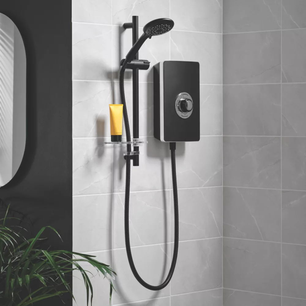 Triton Collection Matte Black 8.5kW Electric Shower - Image 3
