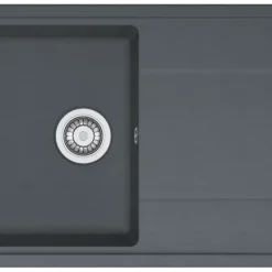Franke Titan 1 Bowl Composite Kitchen Sink Graphite Reversible 500 X 200mm