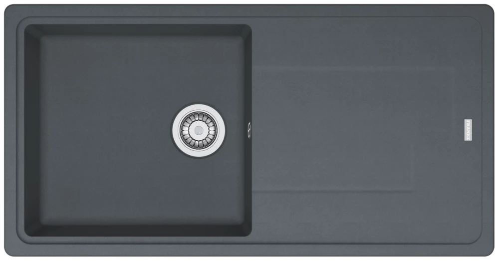 Franke Titan 1 Bowl Composite Kitchen Sink Graphite Reversible 500 X 200mm