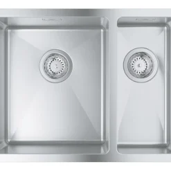 Grohe K700U Left Handed 1.5 Bowl Stainless Steel Undermount Sink 595 X 450mm