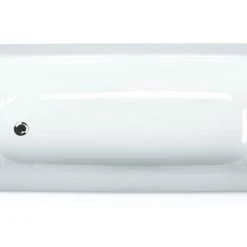 Essentials Single-Ended Bath Steel 2 Tap Holes 1700mm