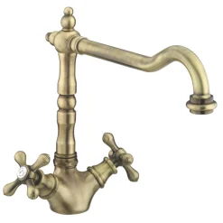 Bristan Colonial Easyfit Kitchen Sink Mixer Tap Antique Bronze