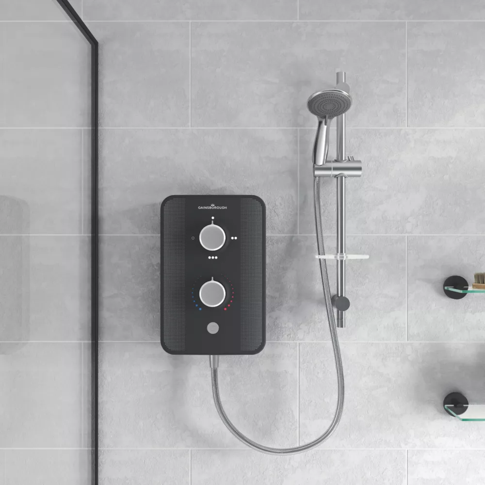 Gainsborough Slim Duo Black 9.5kW Electric Shower - Image 5