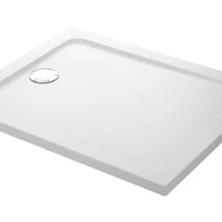 Mira Flight Low Rectangular Shower Tray Gloss White 900 X 800 X 40mm