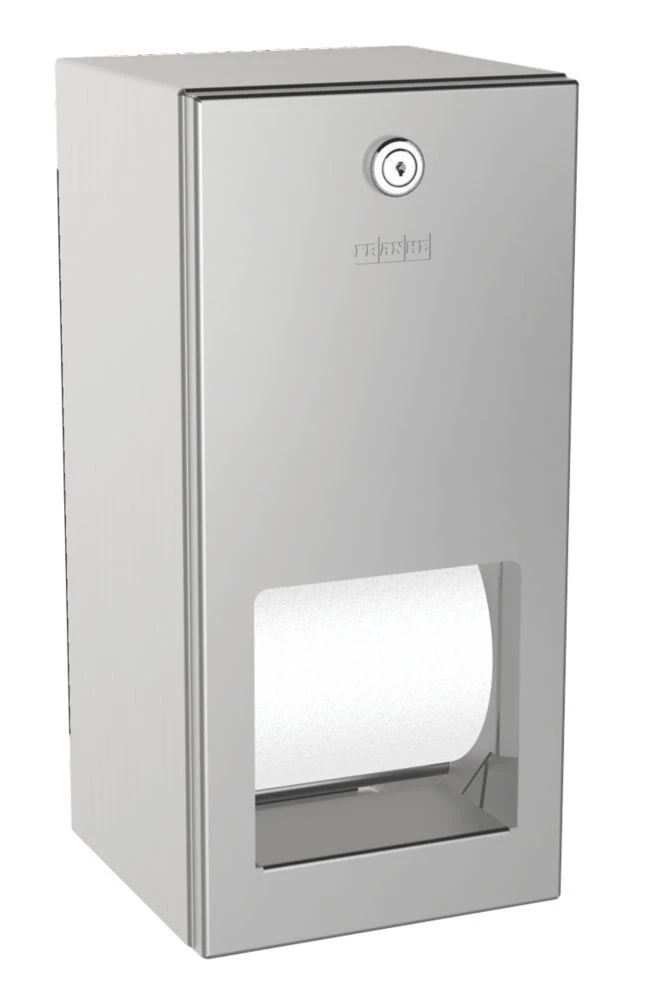 Franke Rodan Lockable Double Toilet Roll Holder Stainless Steel