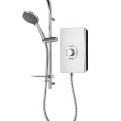 Triton Collection Enhance Brushed Steel 8.5kW Electric Shower
