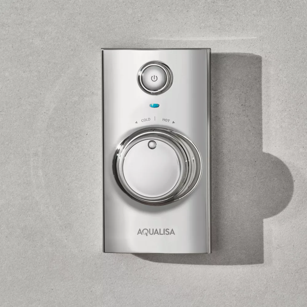 Aqualisa Visage Smart Gravity-Pumped Rear-Fed Chrome Thermostatic Smart Shower - Image 3