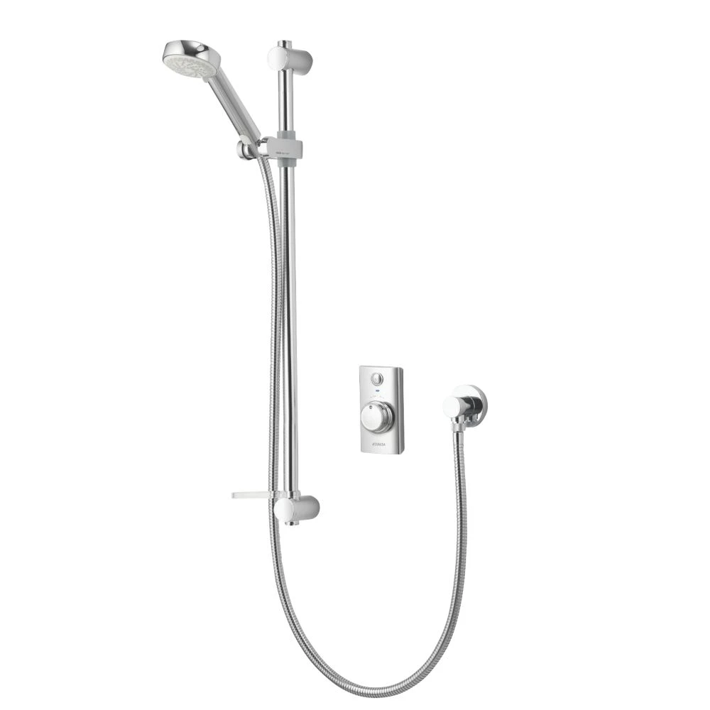 Aqualisa Visage Smart Gravity-Pumped Rear-Fed Chrome Thermostatic Smart Shower